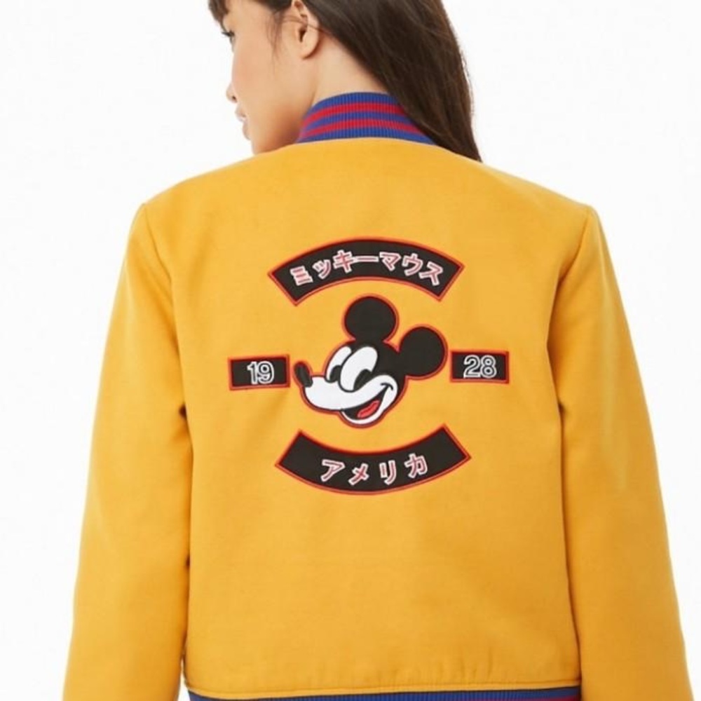Forever 21 Mickey Mouse Varsity Jacket